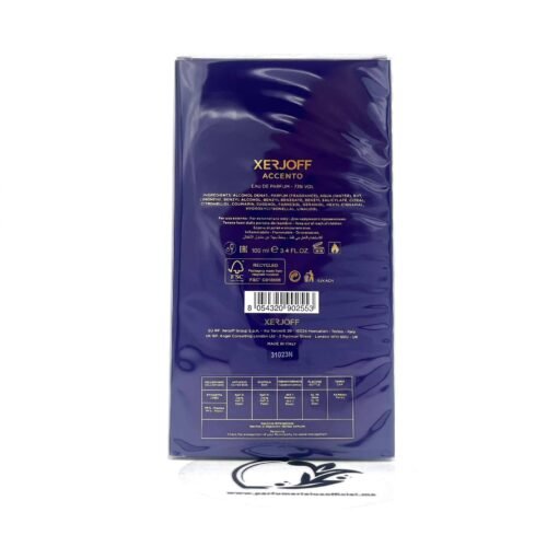 XERJOFF ACCENTO NOUVEAU EMBALLAGE