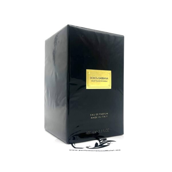 DOLCE GABBANA VELVET BLACK PATCHOULI PRIX MAROC