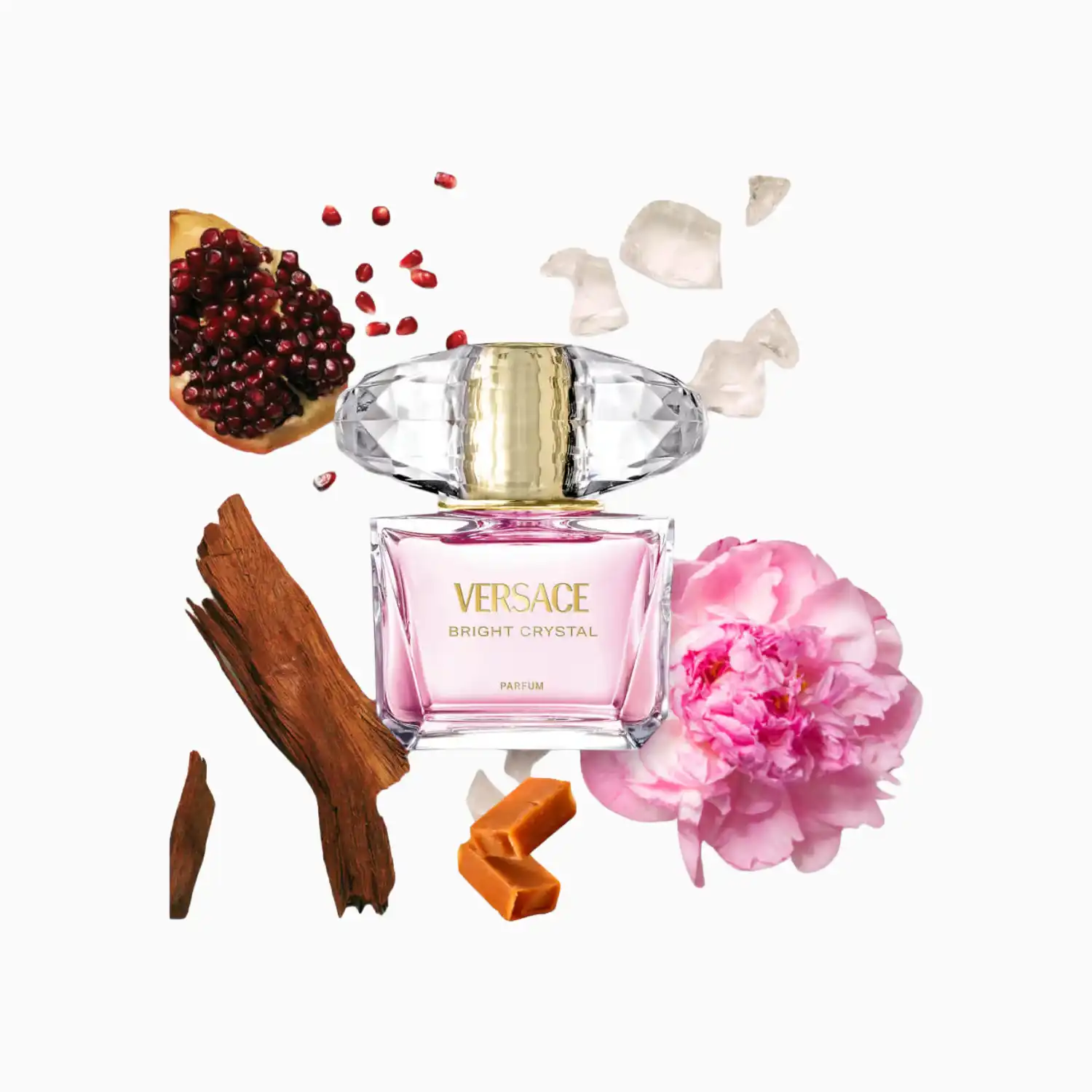 VERSACE BRIGHT CRYSTAL PARFUM 5 Parfum femme élégant – Bright Crystal Versace au Maroc