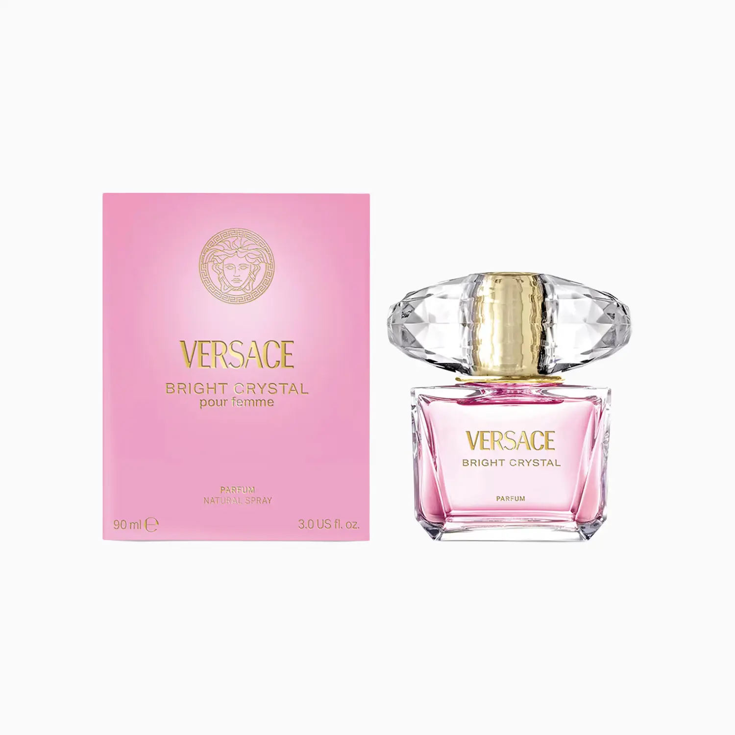 VERSACE BRIGHT CRYSTAL PARFUM 4 Bright Crystal Versace pour Femme – flacon et boîte d’origine