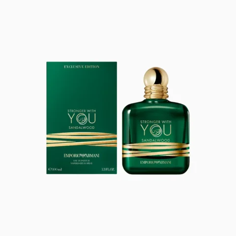 armani stronger with you sandalwood packaging officiel