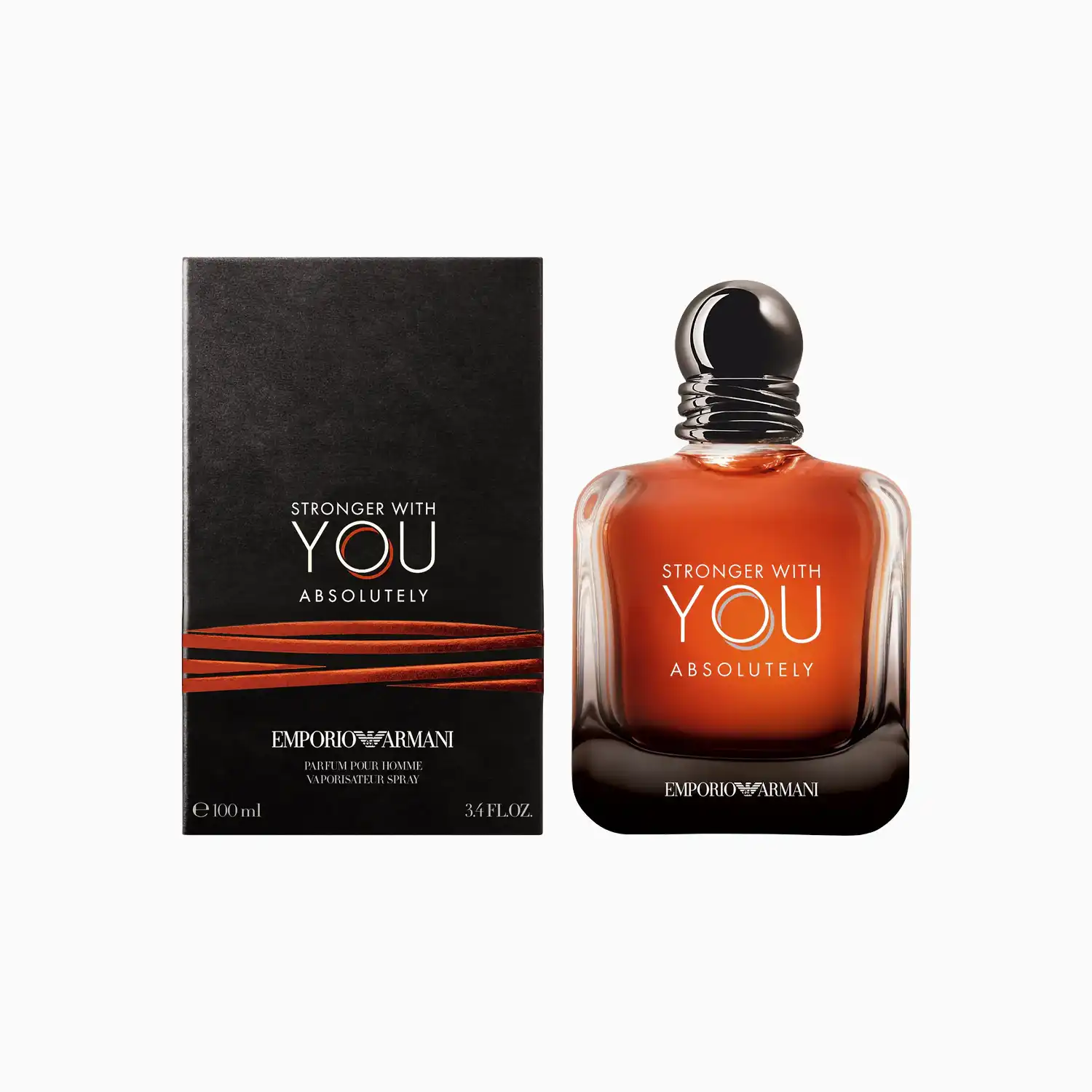 ARMANI STRONGER WITH YOU ABSOLUTELY 4 Emballage officiel Armani Stronger With You Absolutely parfum Maroc