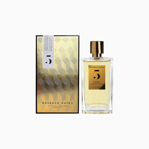 Emballage officiel Rosendo Mateu No.5 parfum au Maroc – original livraison rapide