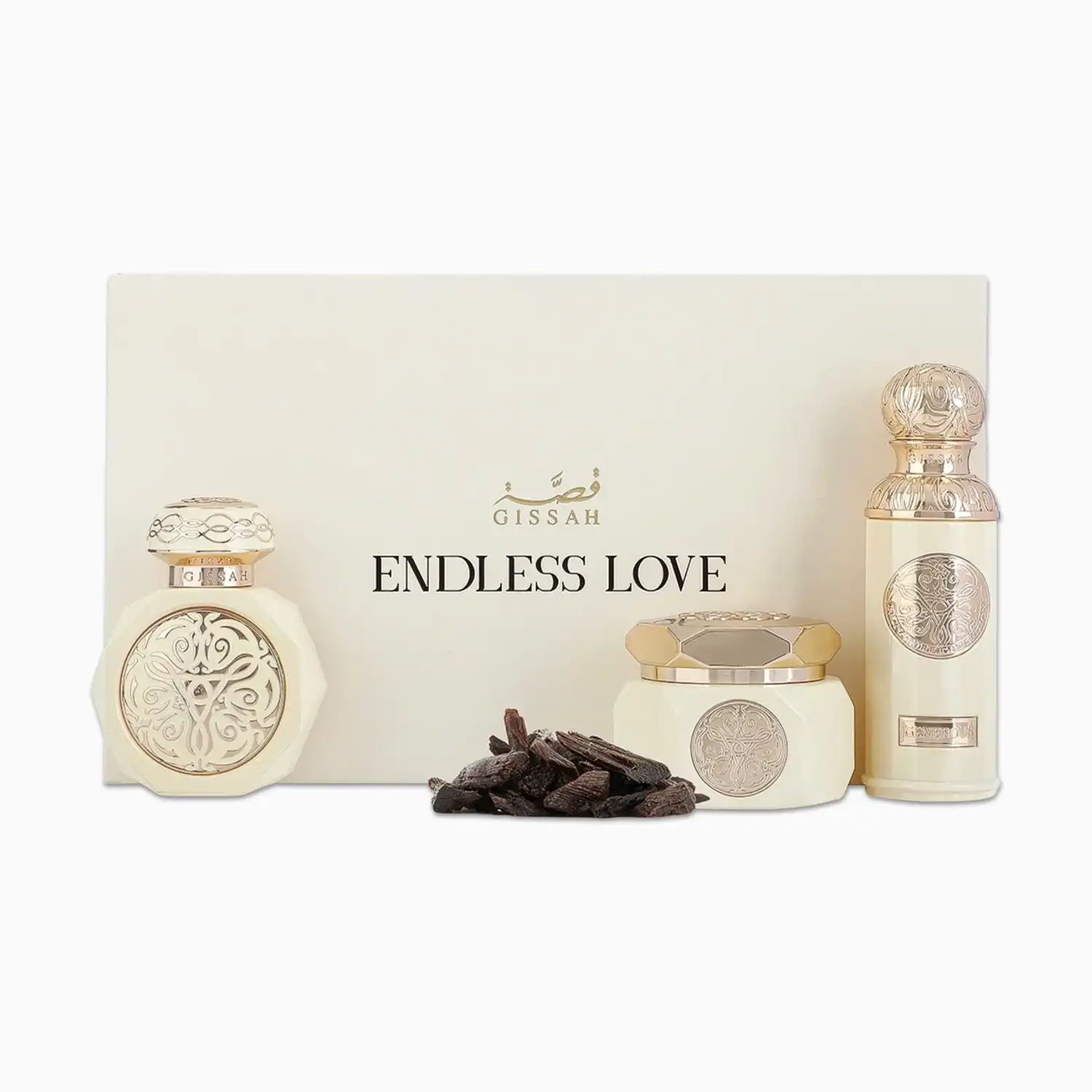 GISSAH ENDLESS LOVE SET - 3 pcs 3 Gissah Endless Love Set coffret parfum original au Maroc