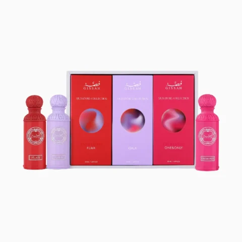 Gissah Enchanted Set coffret parfum femme 3x50ml luxe maroc