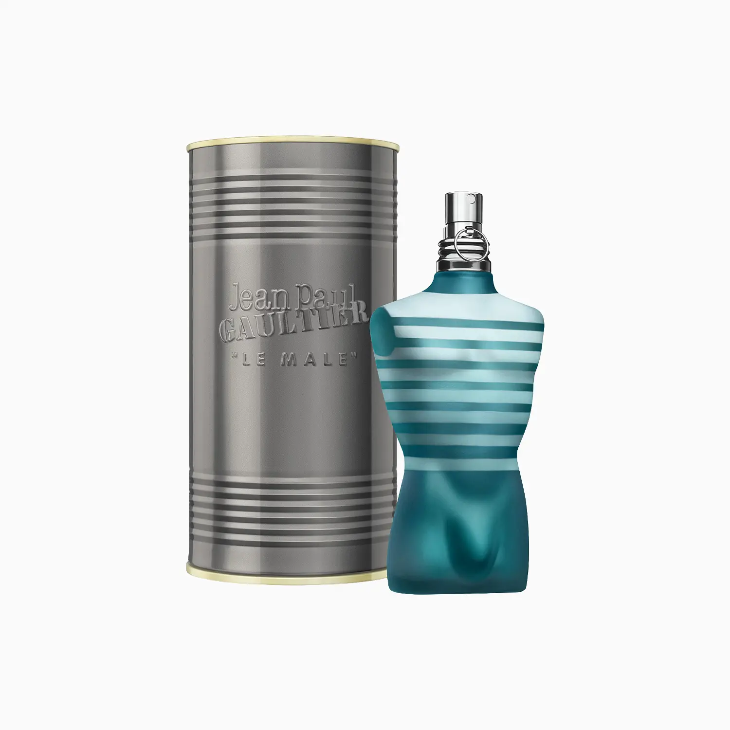 LE MALE EAU DE TOILETTE JEAN PAUL GAULTIER 4 Le Male Jean Paul Gaultier avec boîte métallique originale parfum homme Maroc