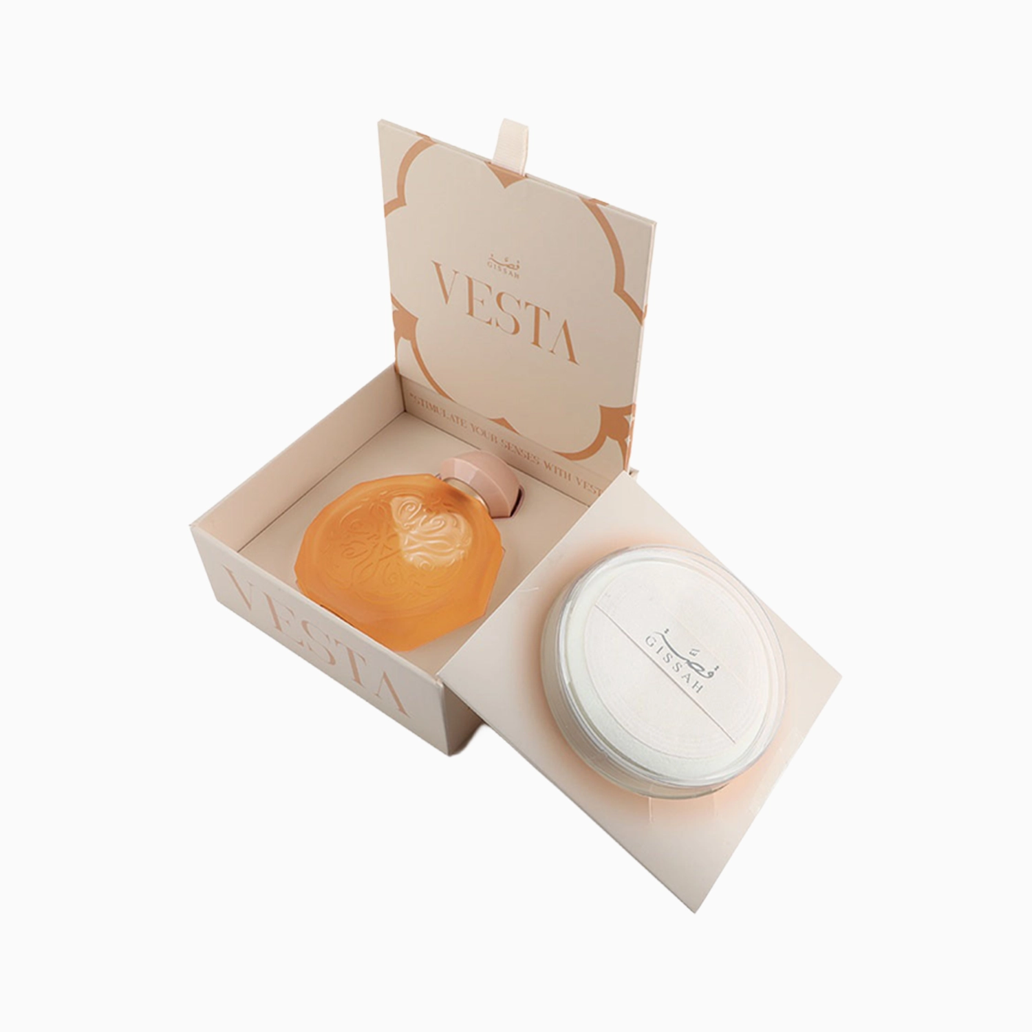 GISSAH VESTA MUSK EDITION 4 Gissah Vesta Musk Edition coffret emballage original maroc