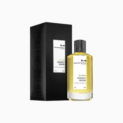 Découvrez Mancera Intense Cedrat Boise, parfum niche intense aux agrumes, cuir et bois. Puissant et élégant. Prix Maroc.