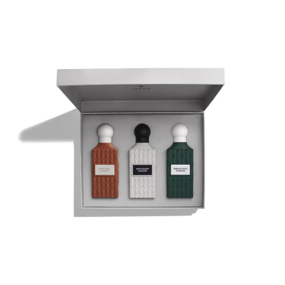 COFFRET DIAMOND GREY BOX 2 IBRAQ - 75ML 2 COFFRET DIAMOND GREY BOX 2 IBRAQ - 75ML