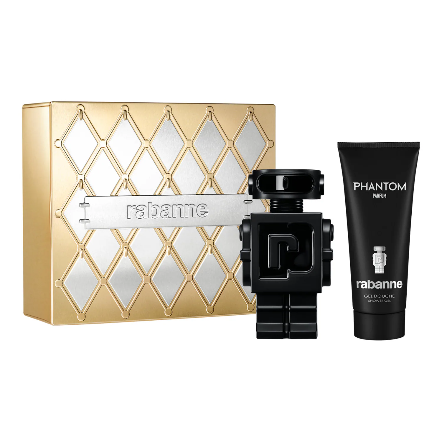RABANNE PHANTOM PARFUM - COFFRET PARFUM ET GEL DOUCHE 3 Coffret Phantom Parfum Rabanne prix maroc
