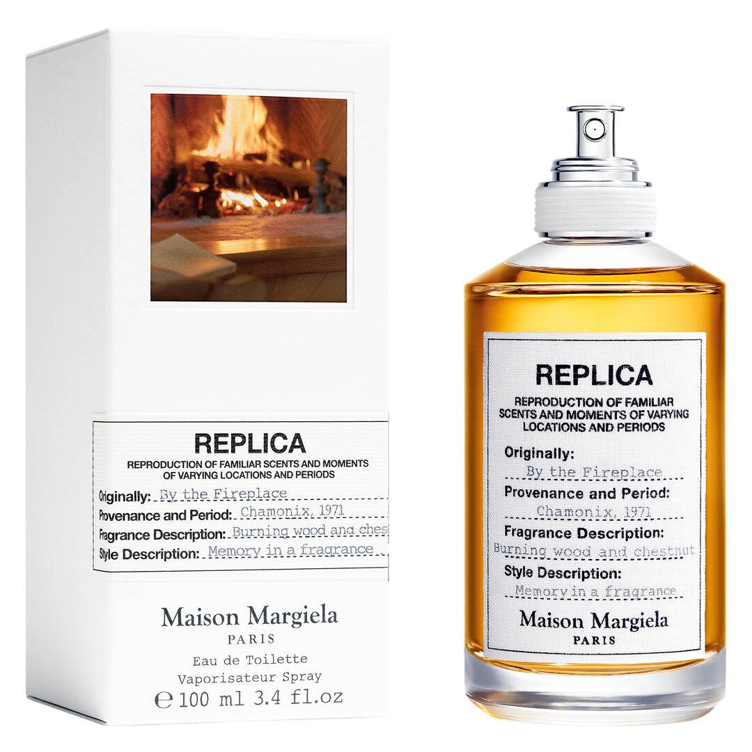 MAISON MARGIELA REPLICA BY THE FIREPLACE 4 Maison Margiela Replica By The Fireplace prix Maroc parfum boisé fumé vanillé luxe