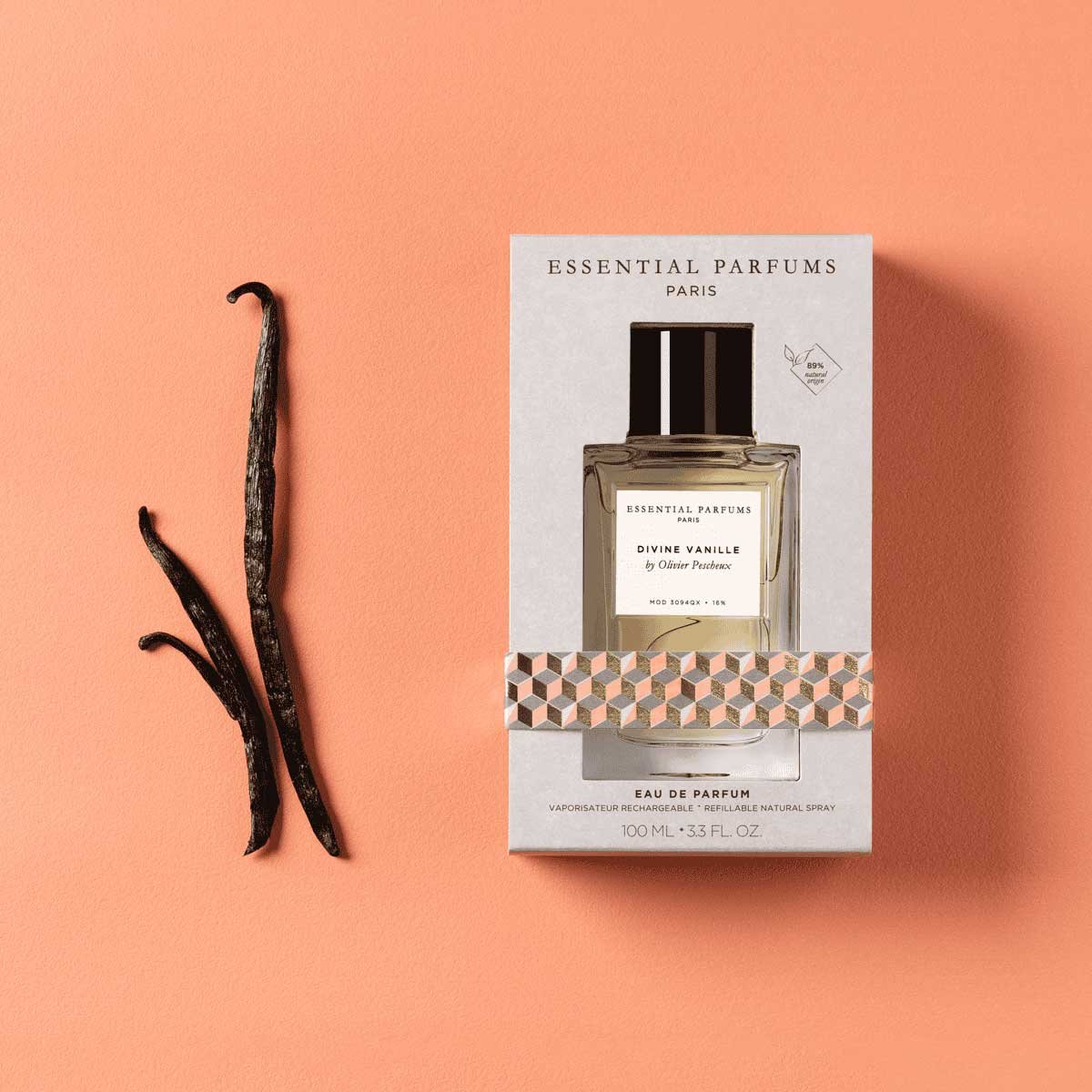 ESSENTIAL PARFUMS DIVINE VANILLE EAU DE PARFUM 5 ESSENTIAL PARFUMS DIVINE VANILLE EAU DE PARFUM UNISEX 100ML original au Maroc