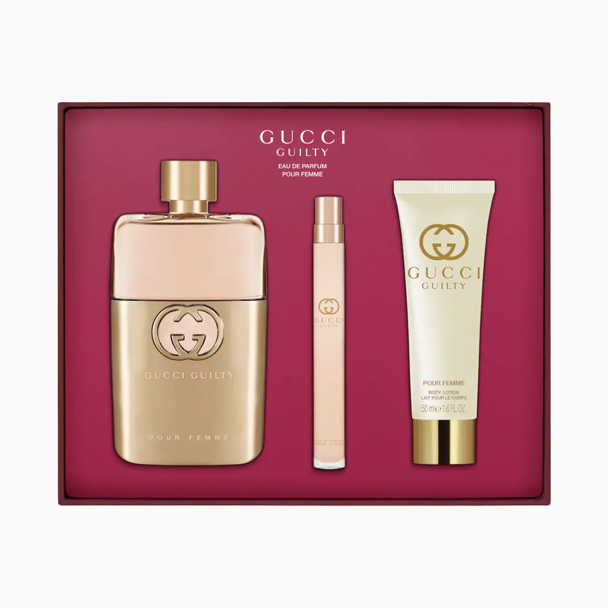 COFFRET GUCCI GUILTY POUR FEMME EAU DE PARFUM 3 PIÈCES 4 COFFRET GUCCI GUILTY POUR FEMME EAU DE PARFUM 3 PIÈCES – Image 2