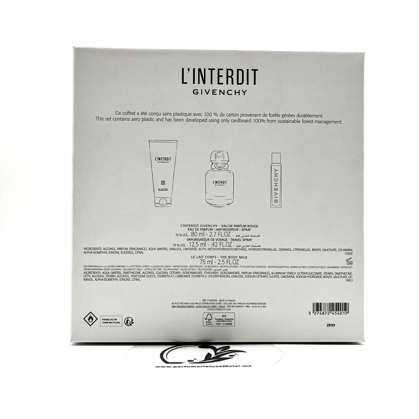 GIVENCHY L'INTERDIT ROUGE COFFRET 5 GIVENCHY L'INTERDIT ROUGE COFFRET – Image 3