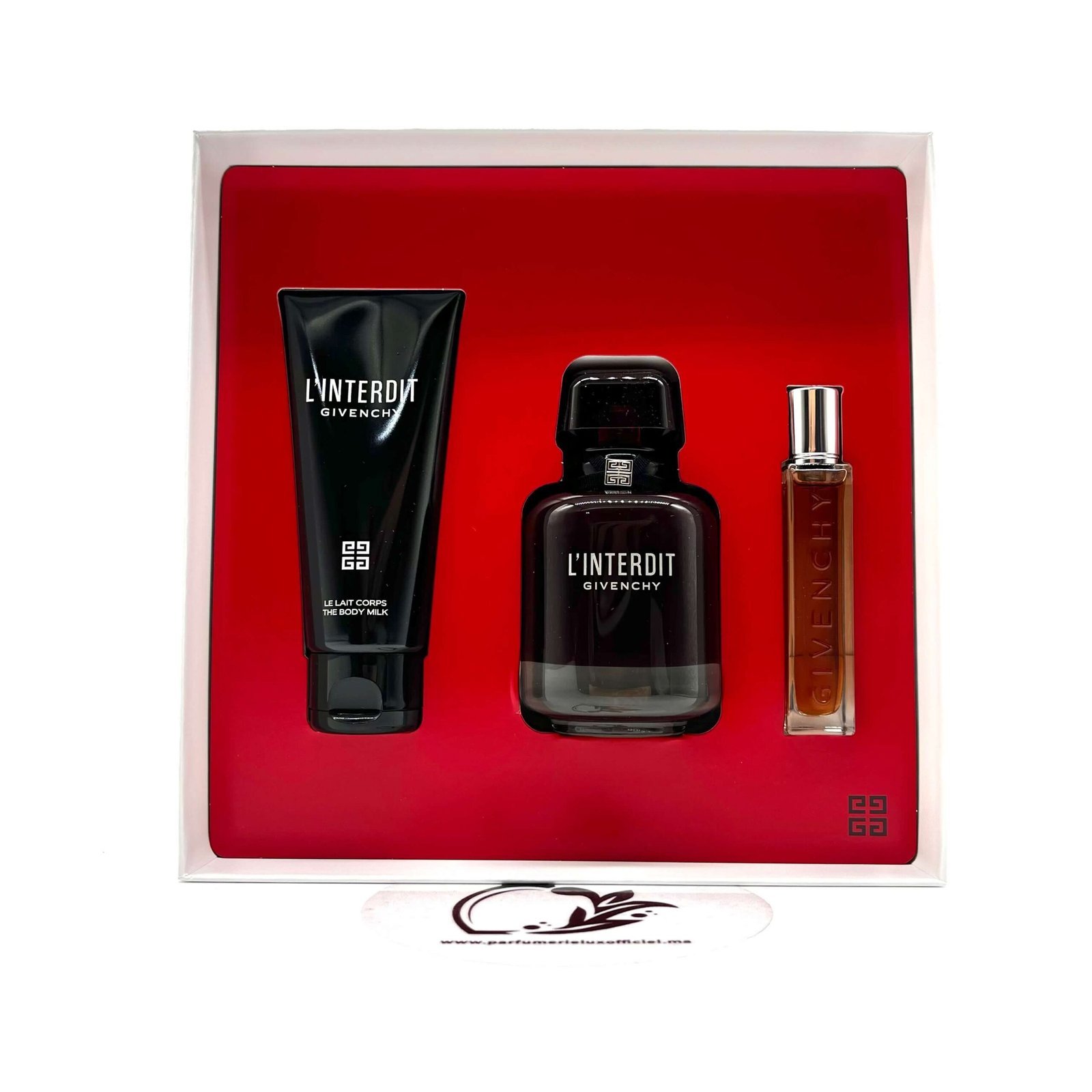 GIVENCHY L'INTERDIT ROUGE COFFRET 3 GIVENCHY L'INTERDIT ROUGE COFFRET