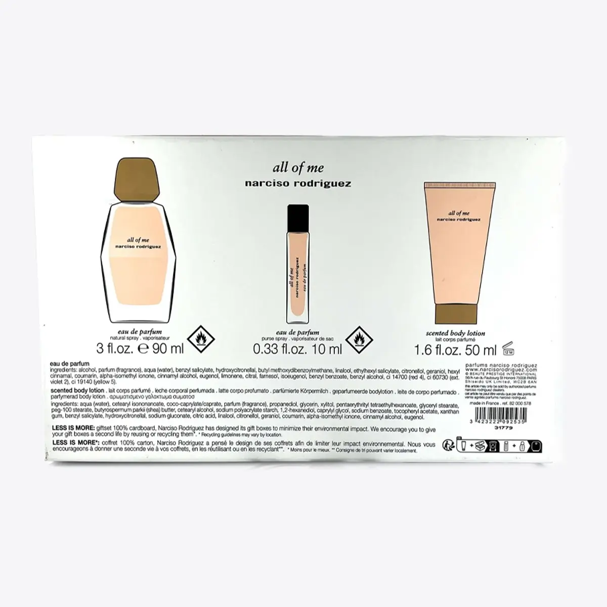 COFFRET NARCISO RODRIGUEZ ALL OF ME 4 COFFRET NARCISO RODRIGUEZ ALL OF ME – Image 2
