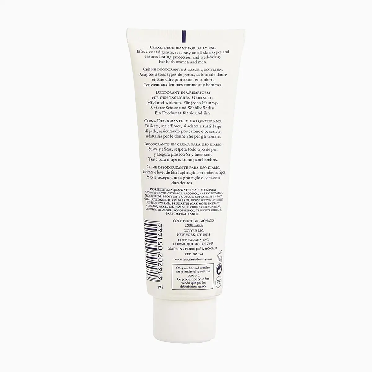 EAU DE LANCASTER DÉODORANT CRÈME 125 ML 4 EAU DE LANCASTER DÉODORANT CRÈME 125 ML – Image 2